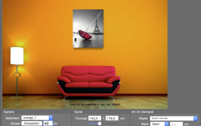 Sell larger pictures: Wall Art Module