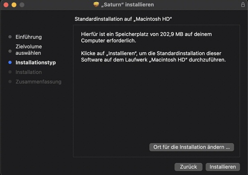Saturn Install Mac Screenshot 2